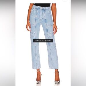🩵 Agolde Cooper Cargo Jeans in Rank wash